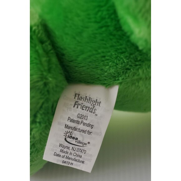 Flashlight Friends Dinosaur Green 8" Plush Bedtime  Stuffed Animal Dino Lovey - Picture 6 of 8